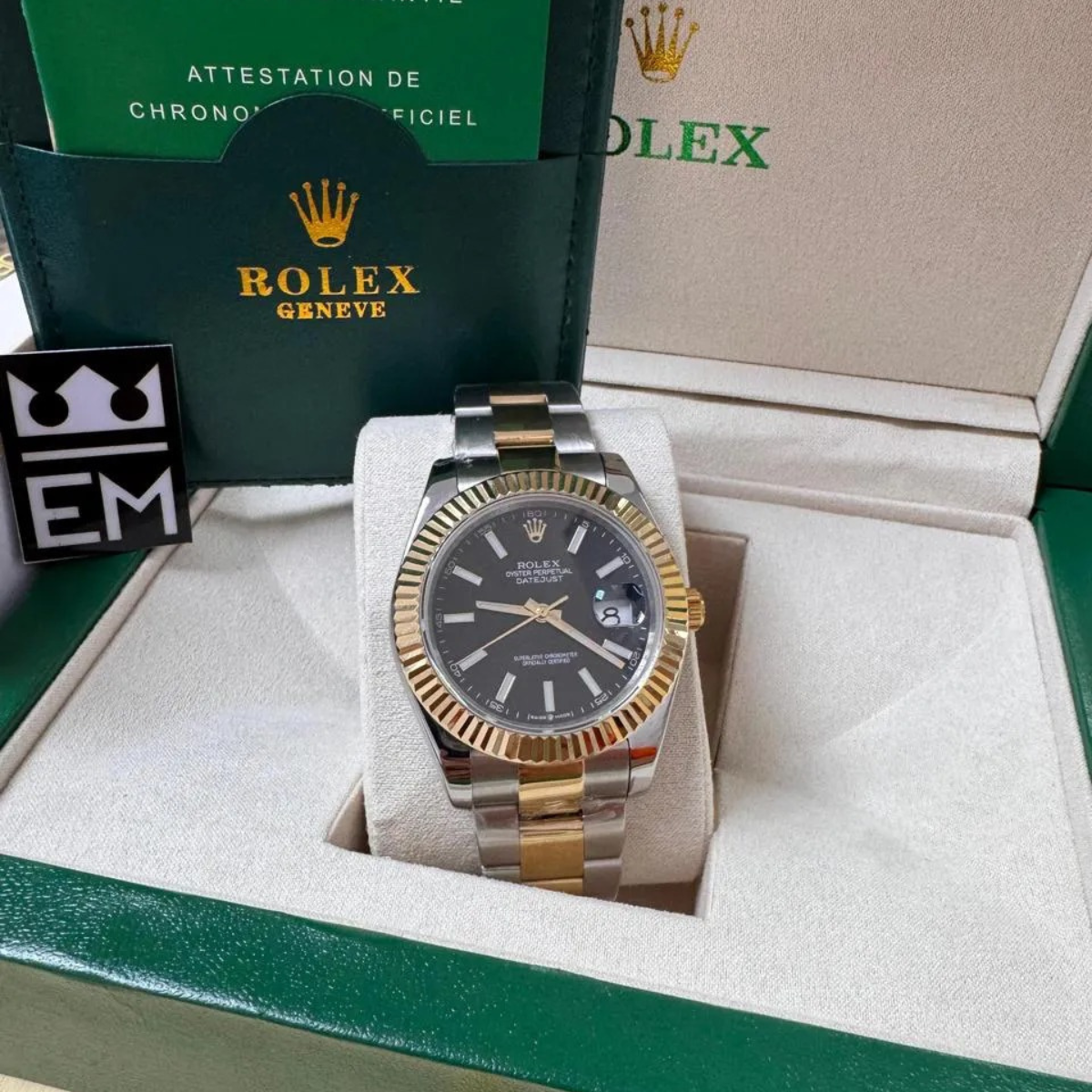 Rolex Datejust 41 – Schwarzes Zifferblatt