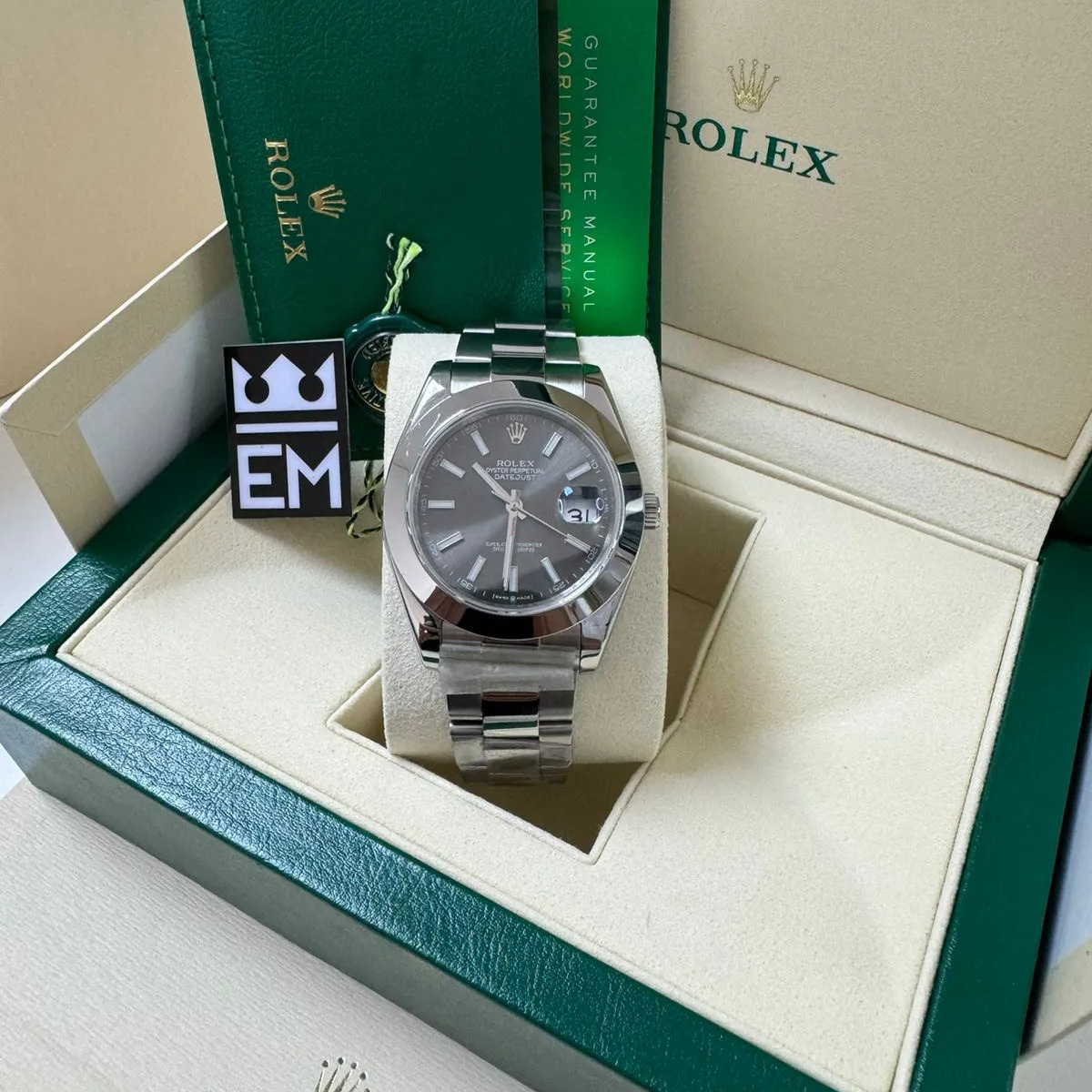 Rolex Datejust 41 – Graues Zifferblatt