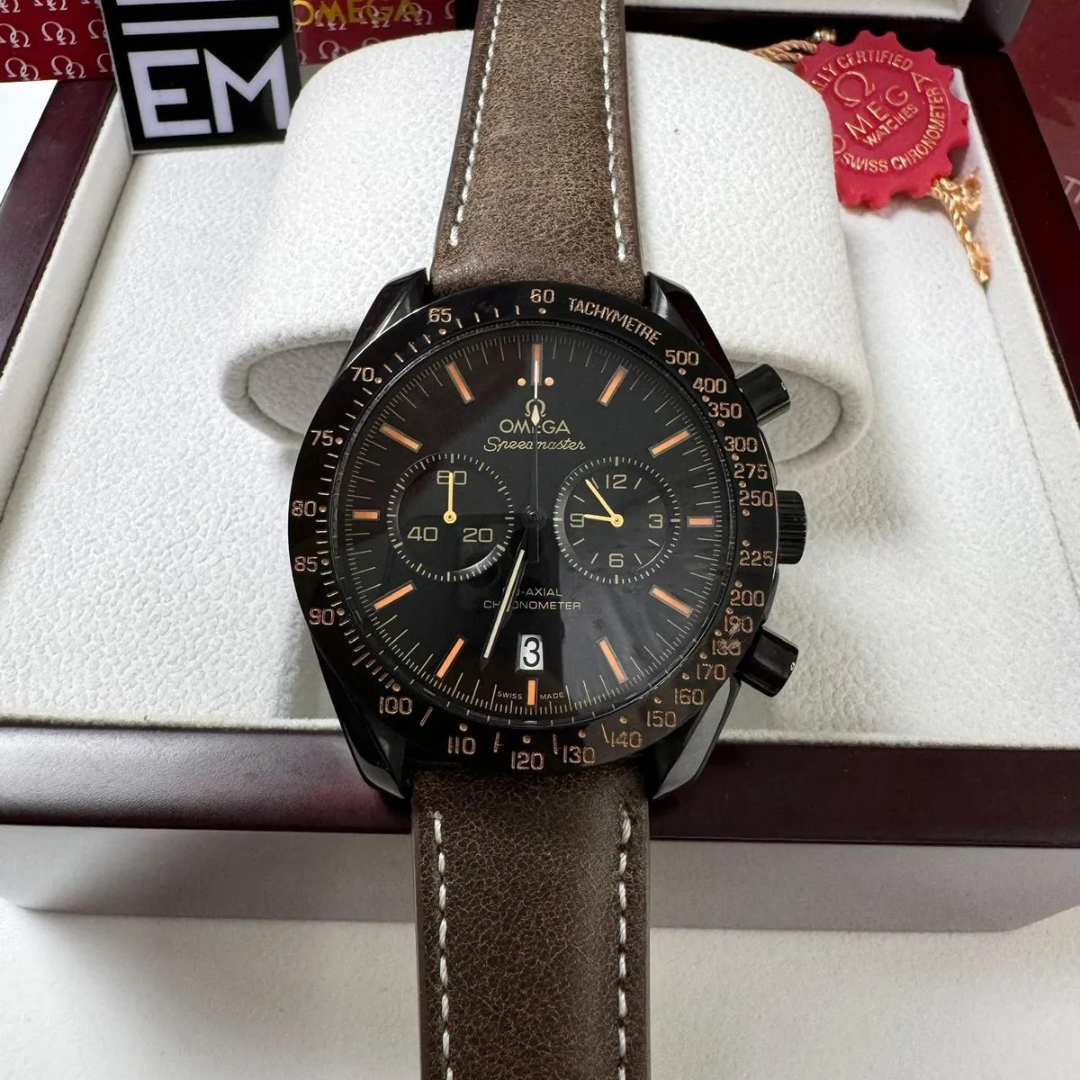 Omega Speedmaster Dark Side of the Moon – Schwarz/Bronze | Chronograph