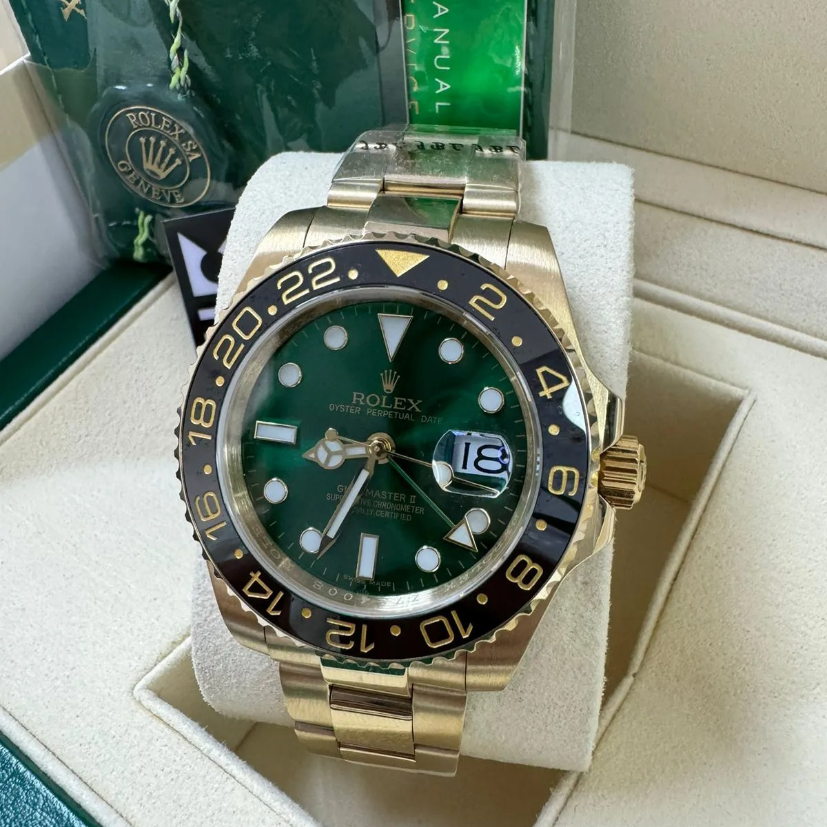 Rolex GMT-Master II – Grünes Zifferblatt