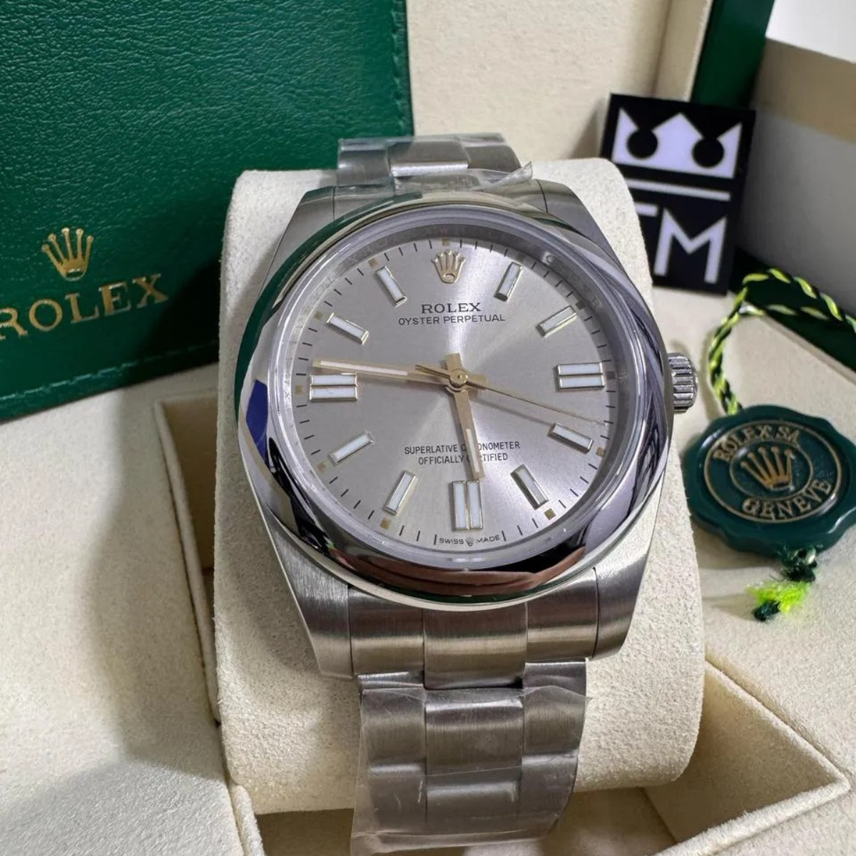 Rolex Oyster Perpetual 36 – Silbernes Zifferblatt