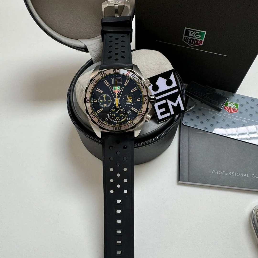 TAG Heuer Formula 1 Senna Edition – Schwarz/Gelb | Sportarmband