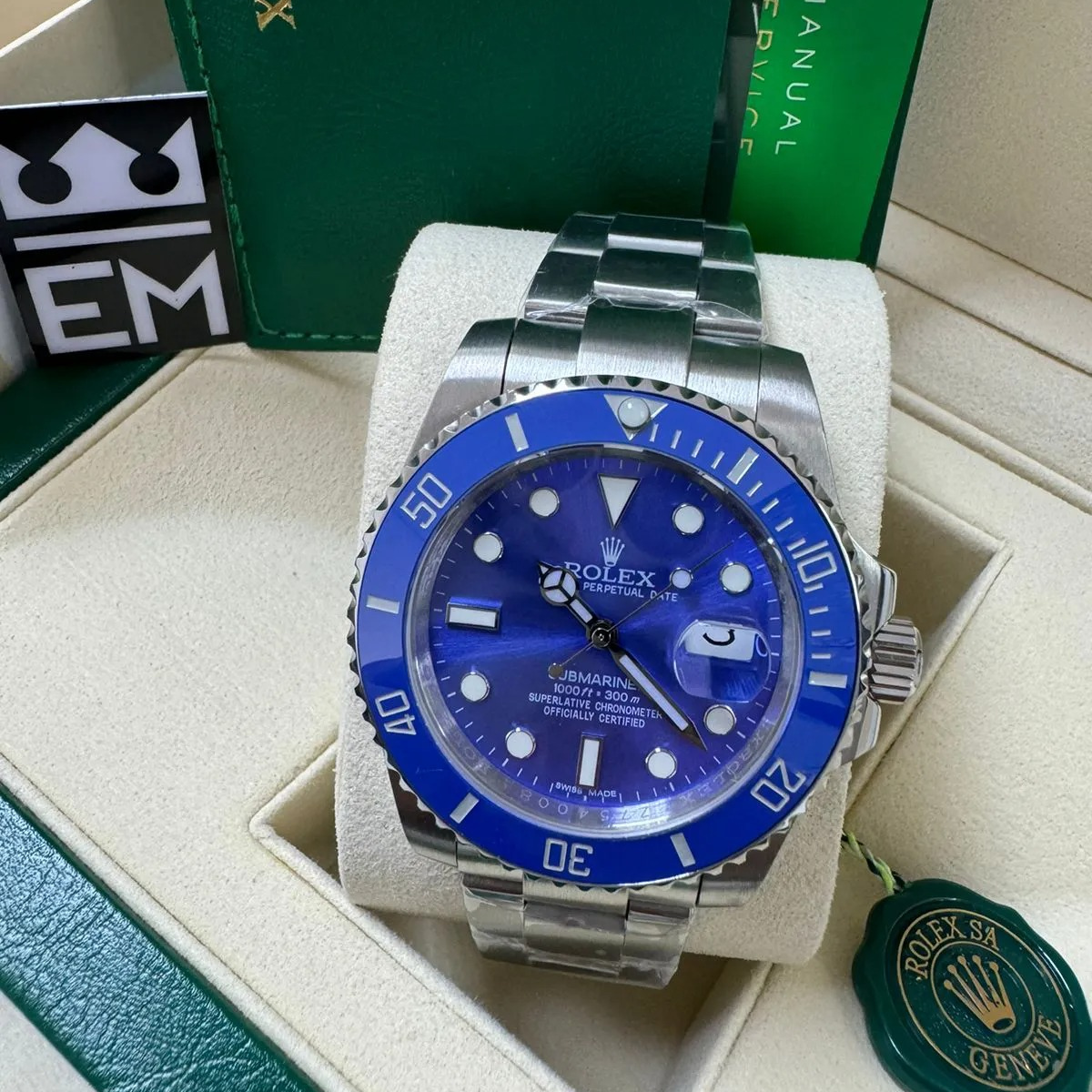 Rolex Submariner – Blaues Zifferblatt