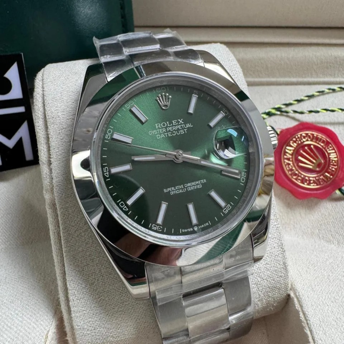 Rolex Datejust – Grünes Zifferblatt