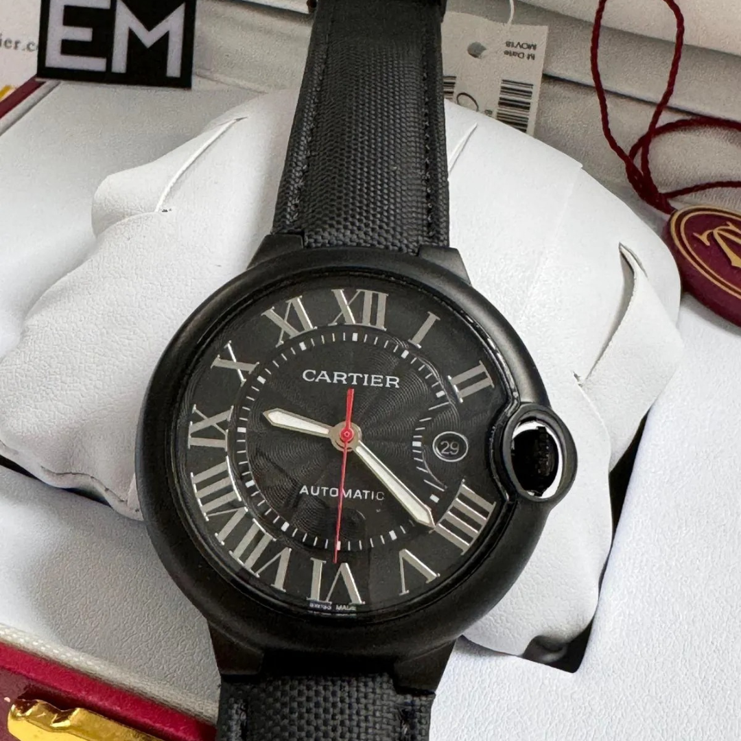 Cartier Ballon Bleu Schwarz Automatik