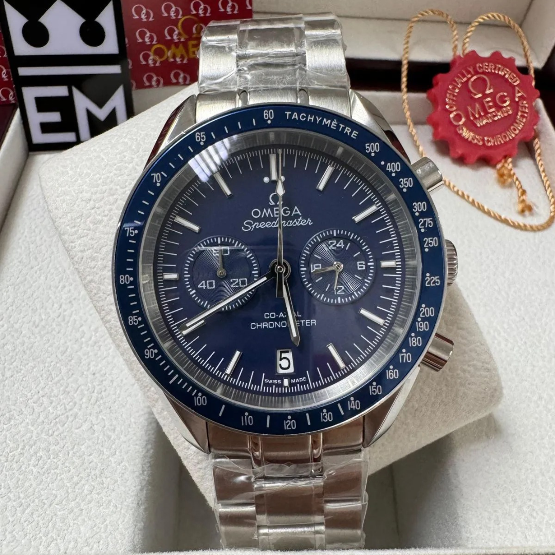 Omega Speedmaster – Blue Steel