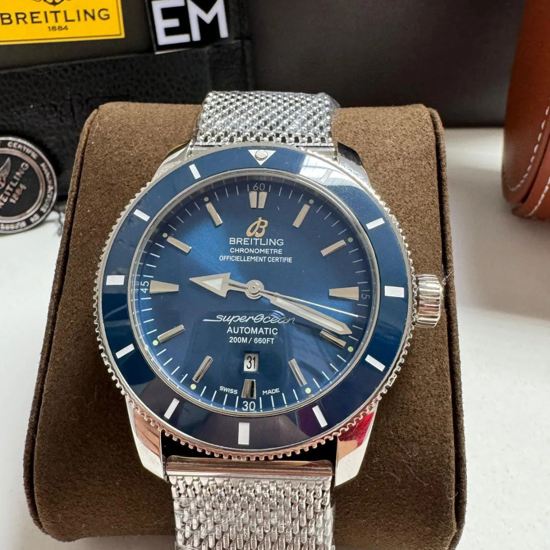 Breitling Superocean Blau Automatik