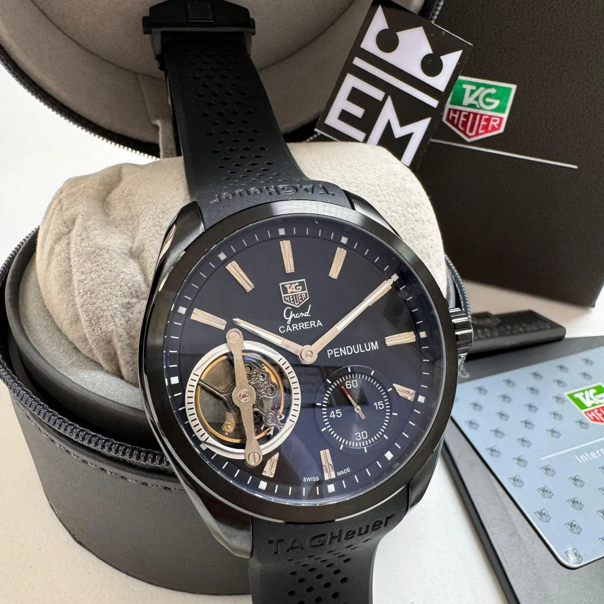 TAG Heuer Grand Carrera Pendulum – Schwarz