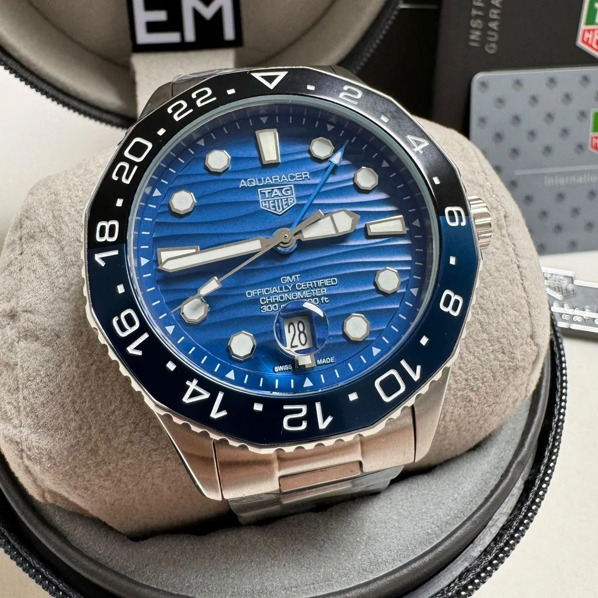 Tag Heuer Aquaracer Professional 300 GMT Blau – Automatik