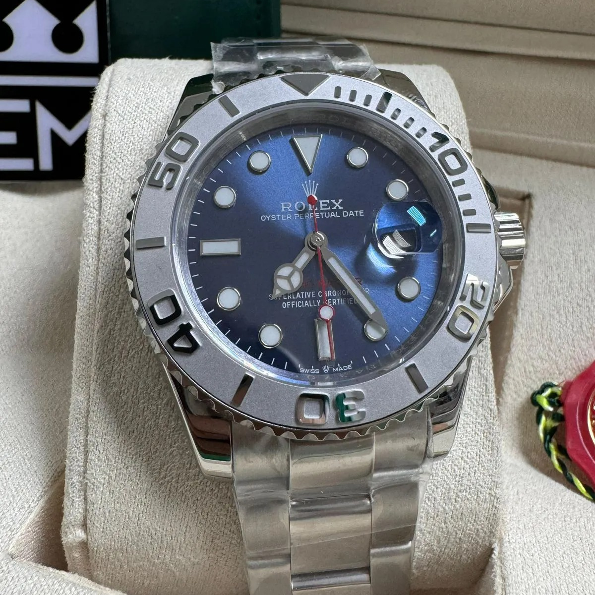 Rolex Yacht-Master 40 – Blaues Zifferblatt