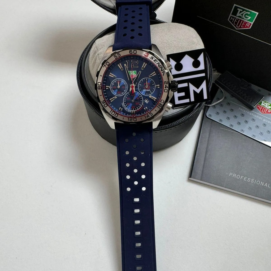 TAG Heuer Formula 1 Senna Edition – Blau/Rot | Sportarmband