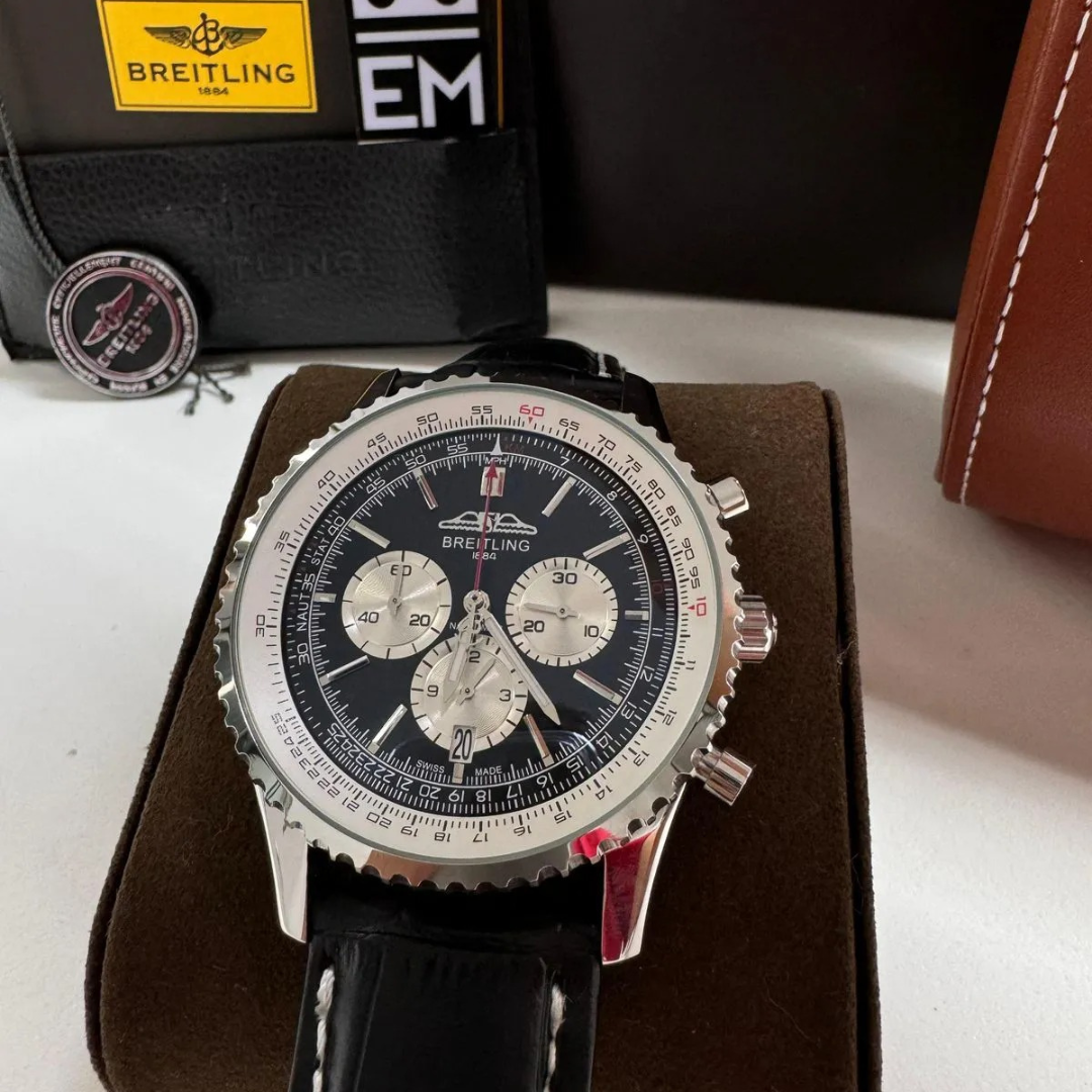 Breitling Navitimer Schwarzes Zifferblatt