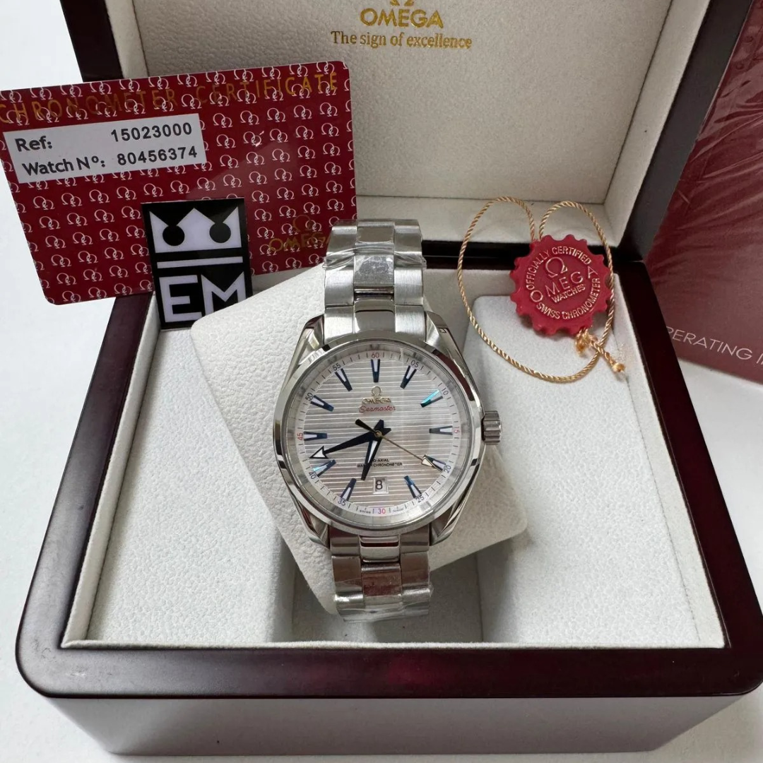 Omega Seamaster Aqua Terra Silber