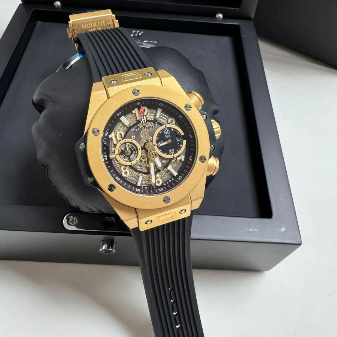 Big Bang Unico Gold Skeleton