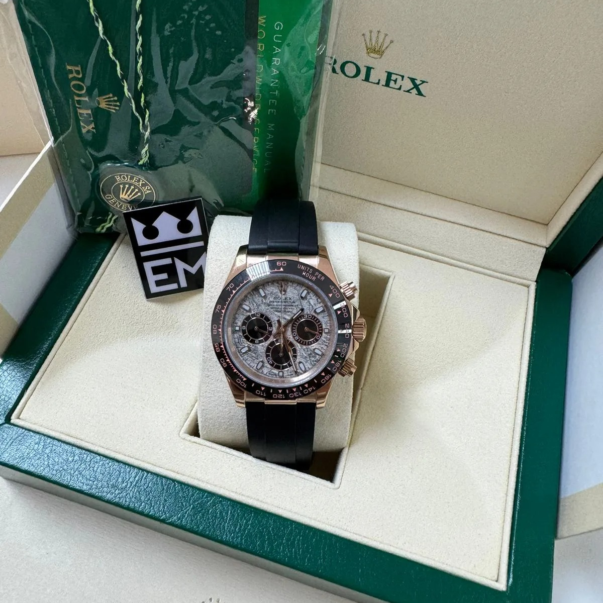 Rolex Daytona – Meteorit Zifferblatt – Oysterflex