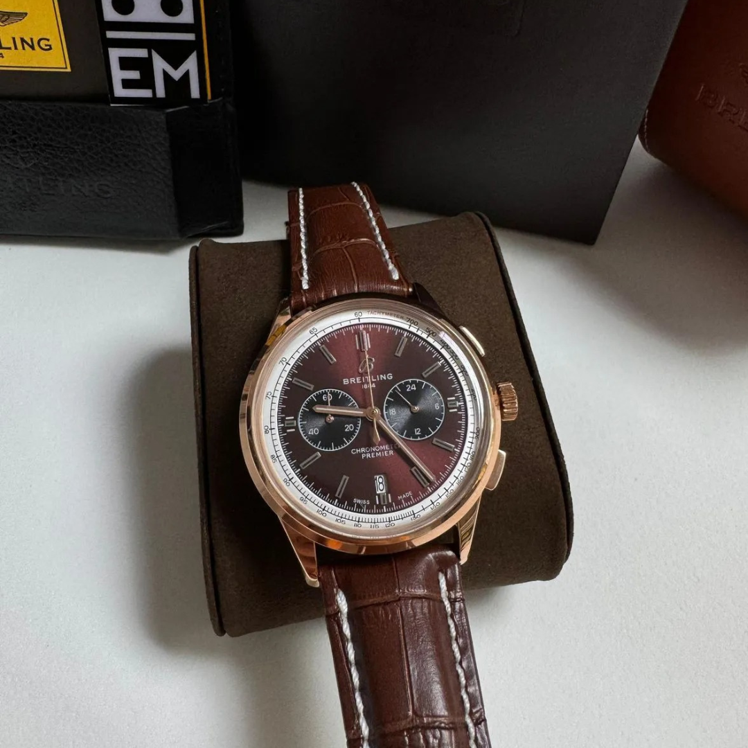 Breitling Premier B01 Chronometer Marron