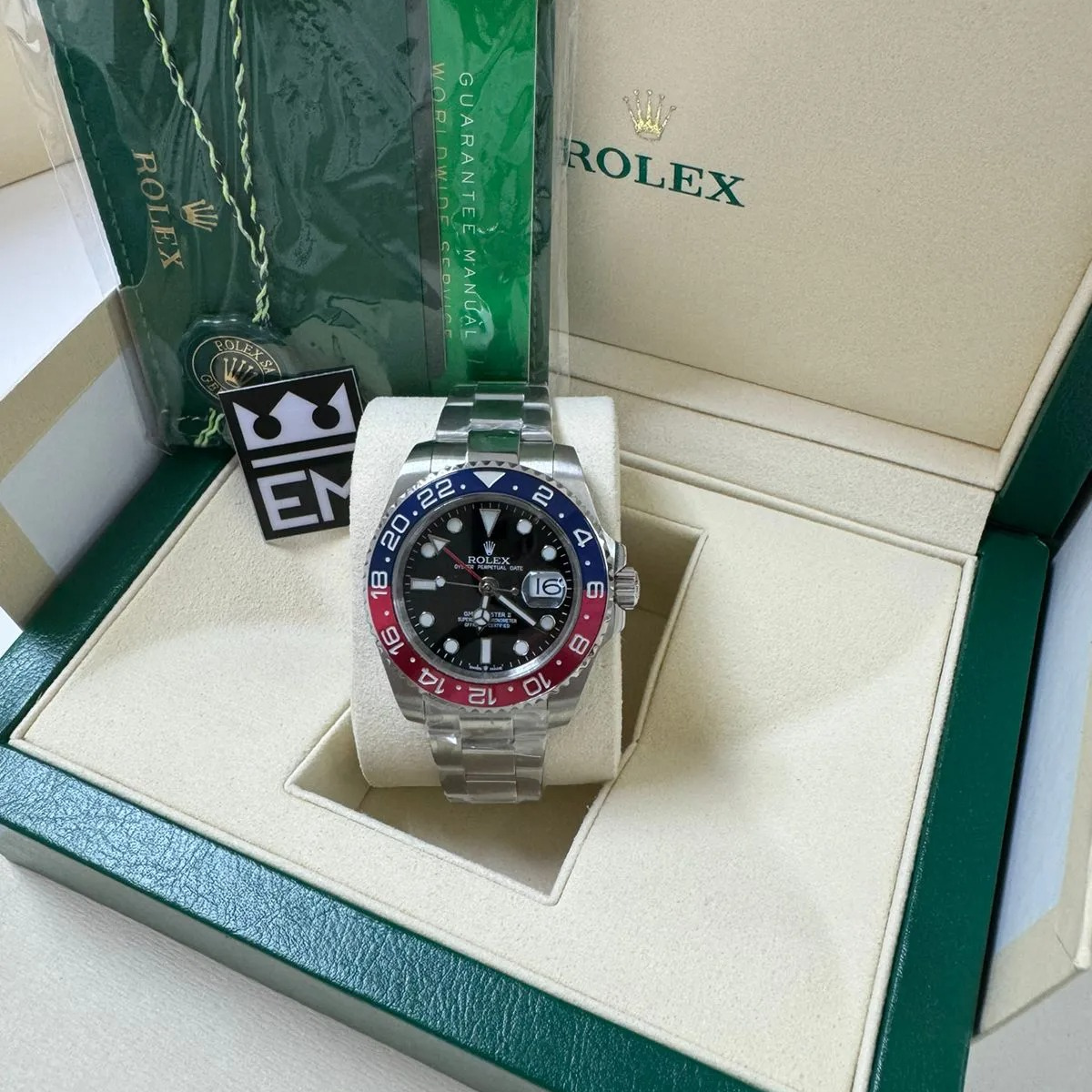 Rolex GMT-Master II 126710 BLRO – Rot/Blaue Keramik – 904L Edelstahl