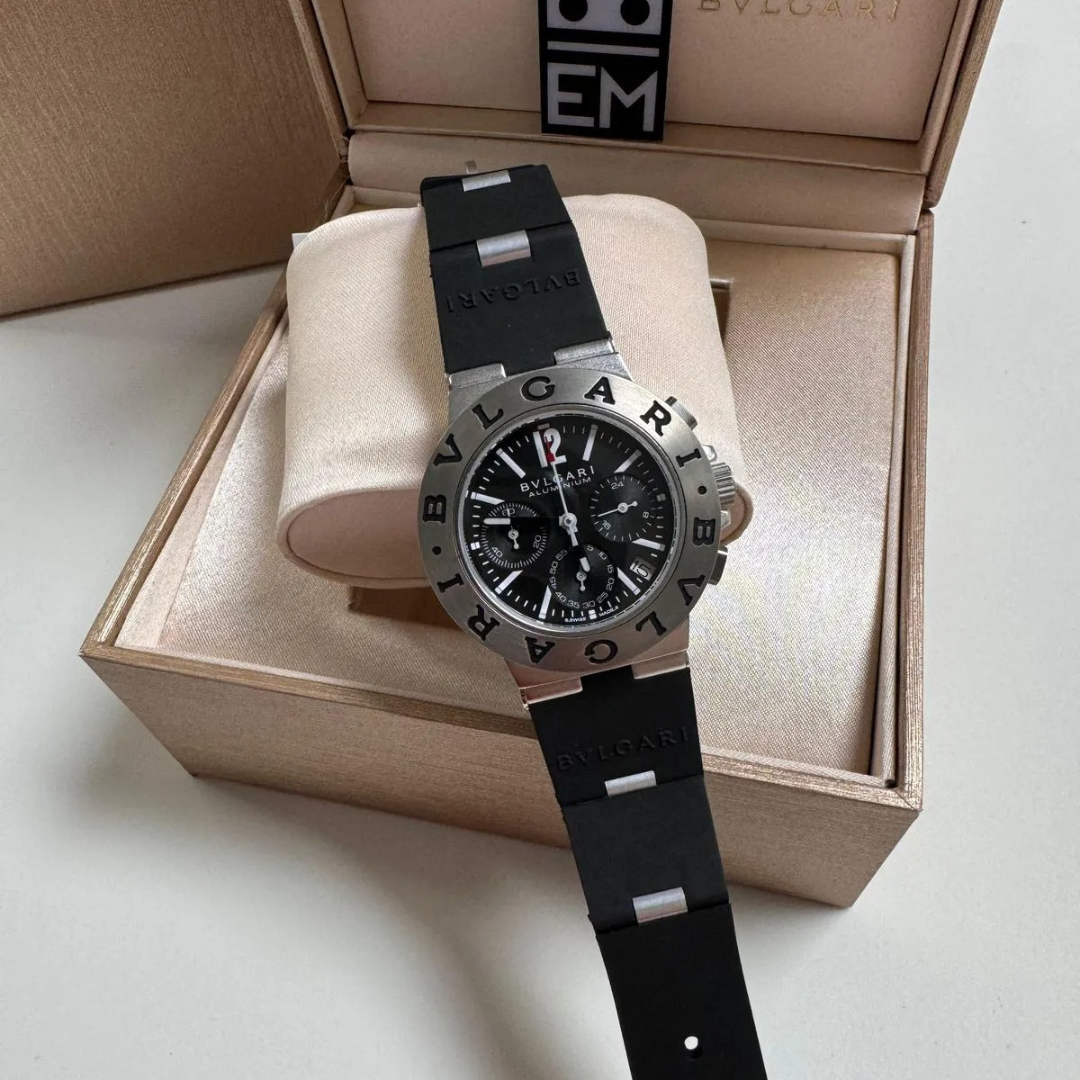 Bvlgari Aluminium Chronograph Schwarz