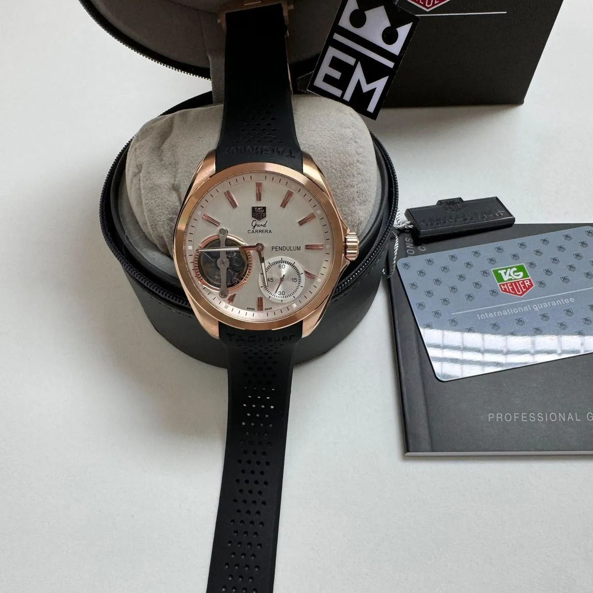 TAG Heuer Carrera Pendulum Roségold Automatik