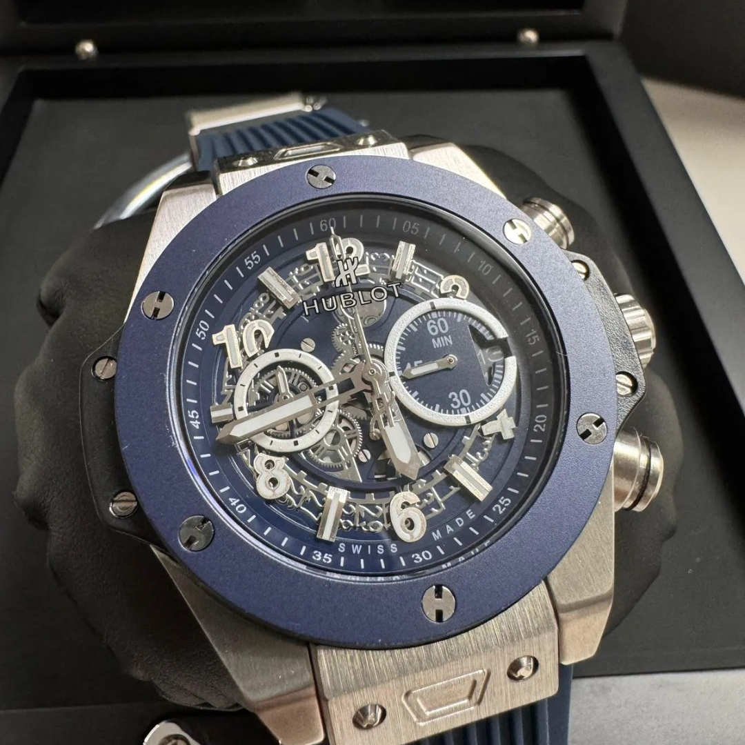 Hublot Big Bang Unico Blau Titan Skeleton