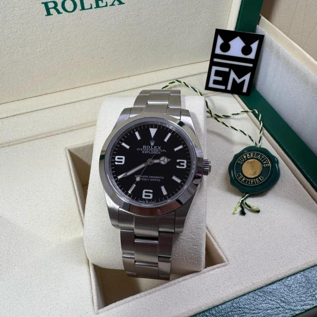 Rolex Explorer – Schwarzes Zifferblatt