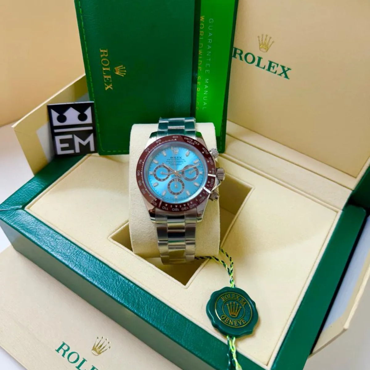 Rolex Daytona – Ice Blue Dial – Brown Ceramic Bezel