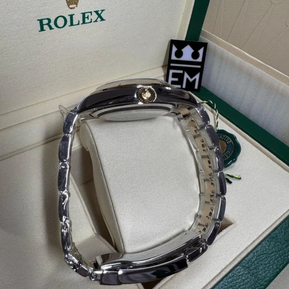 Rolex Datejust 41 – Weisses Zifferblatt – Rolesor