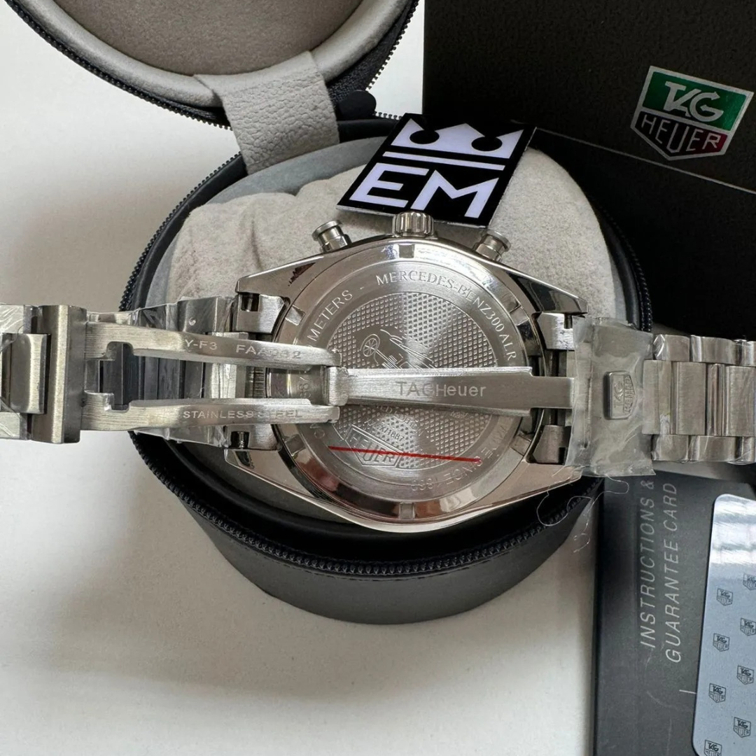 TAG Heuer Carrera Chronograph – Smaragdgrün - Edelstahlarmband
