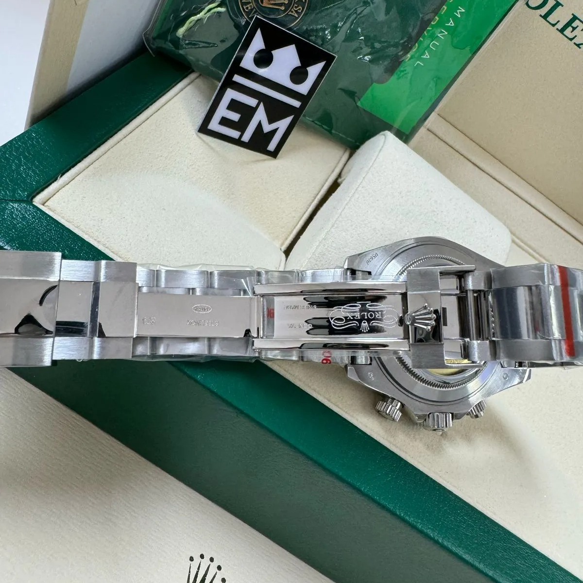 Rolex Daytona 126500 – Edelstahl 904L – Schwarzes Zifferblatt