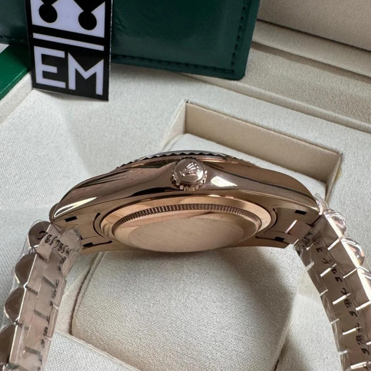 Rolex Day-Date 40 – Grünes Zifferblatt mit Römischen Indizes