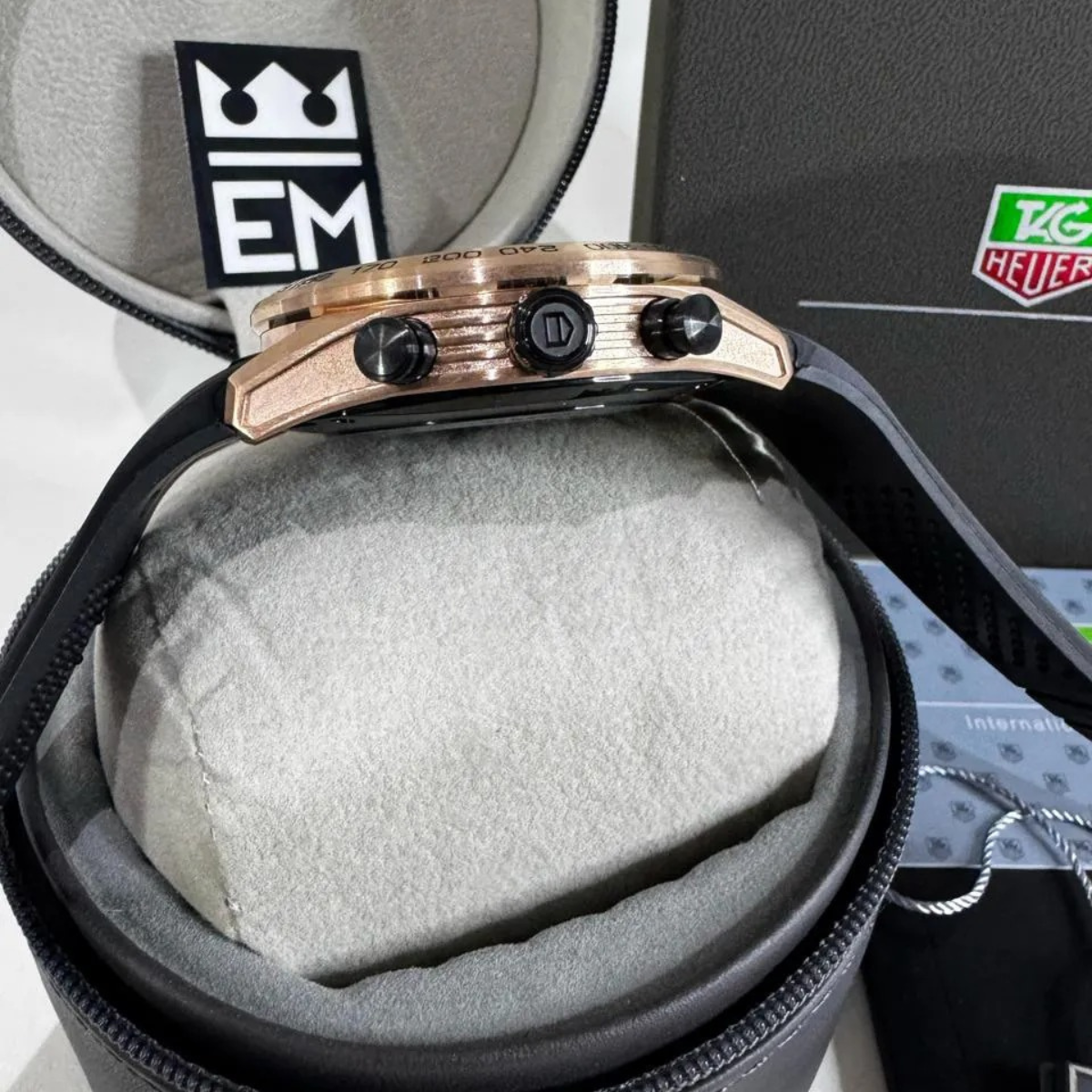 TAG Heuer Carrera Skelett Tourbillon – Roségold Schwarz