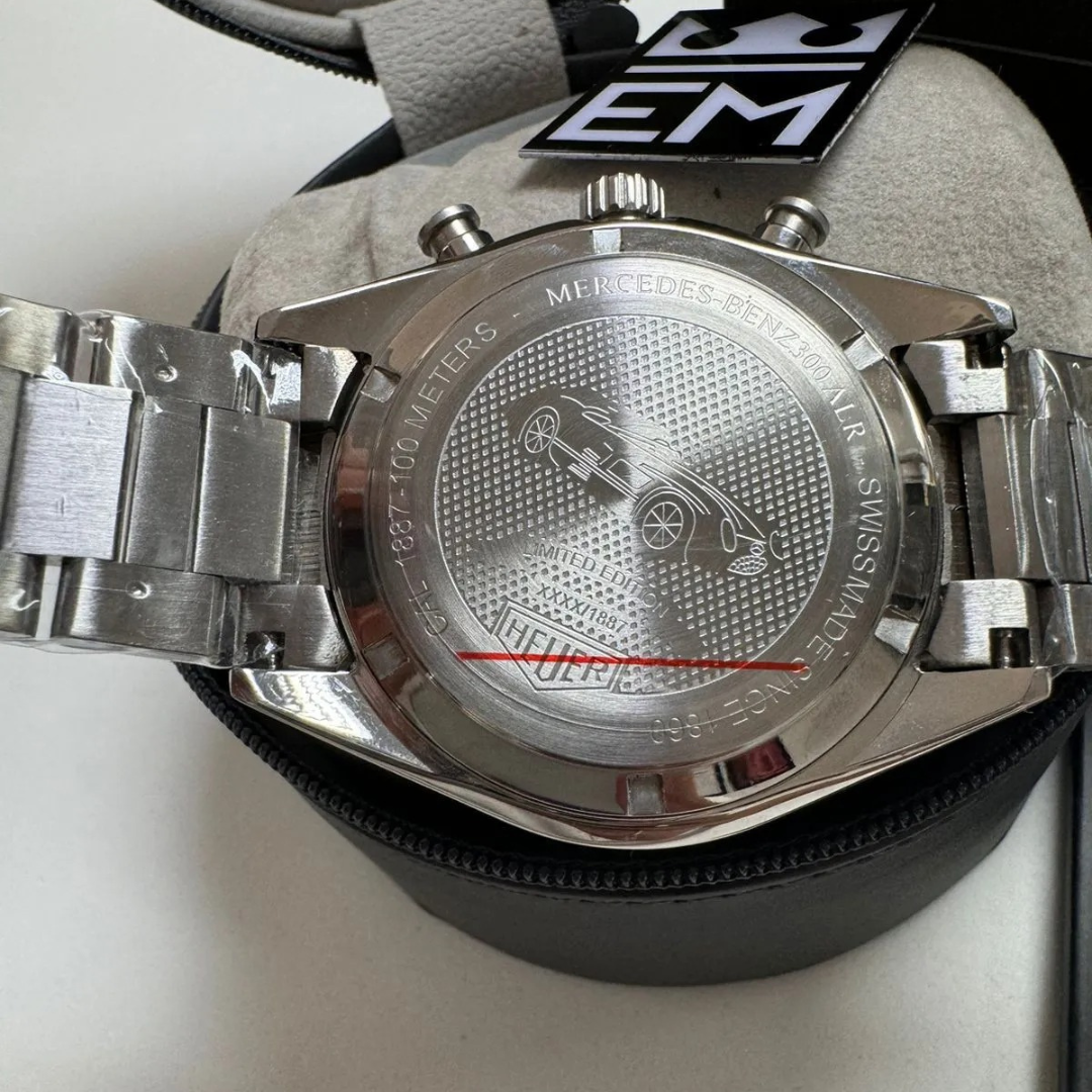 TAG Heuer Carrera Chronograph – Schwarz | Edelstahlarmband