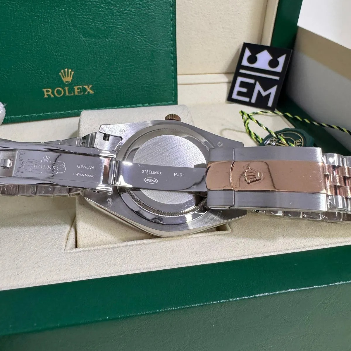 Rolex Datejust 41 – Braunes Zifferblatt mit Diamanten