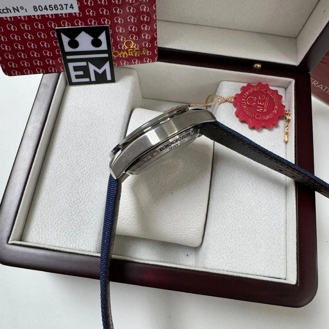 Omega Speedmaster Blue Edition – Weiß/Blau | Chronograph 42mm