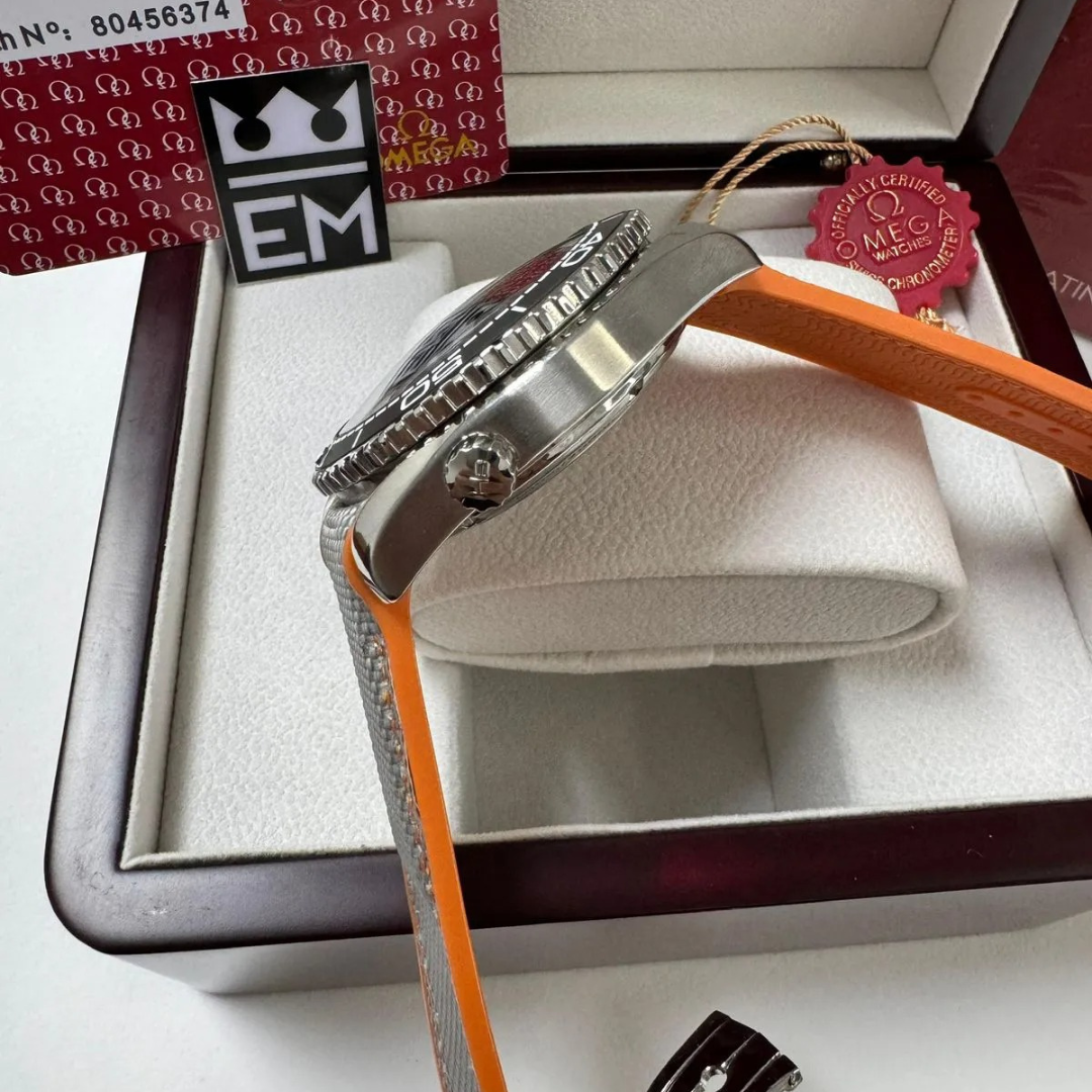 Omega Seamaster Planet Ocean „Co-Axial Chronometer“ – Grau/Orange | Professional Diver 600M