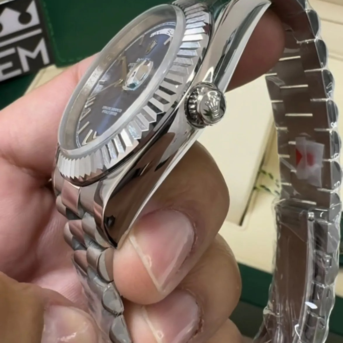 Rolex Day-Date 40 – Blaues Zifferblatt