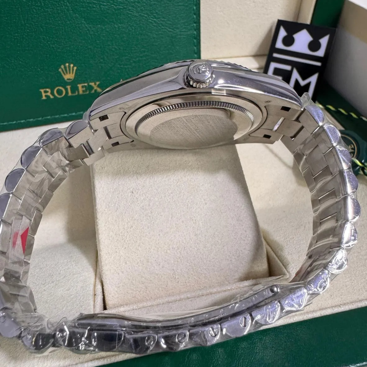 Rolex Day-Date 40 – Silbernes Zifferblatt