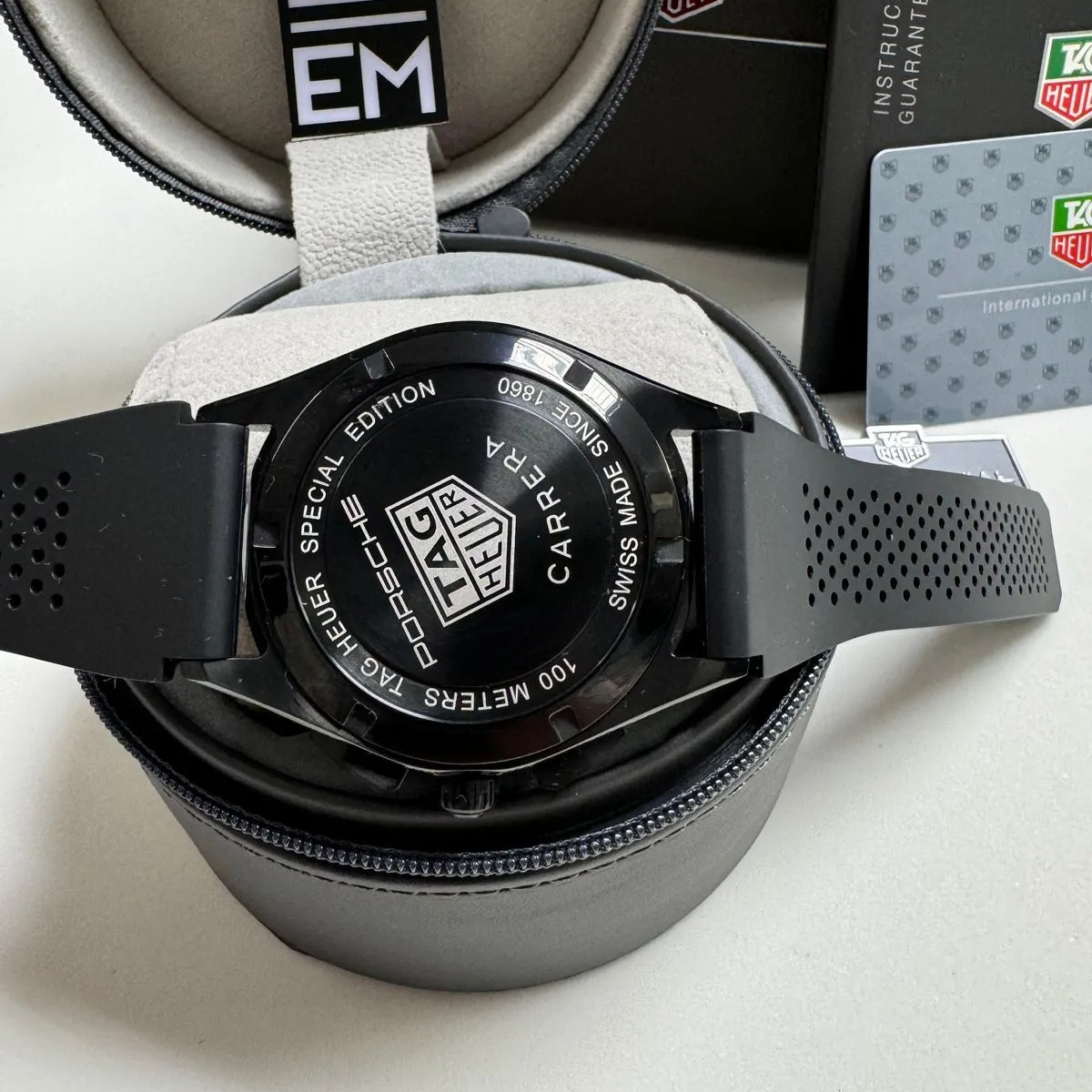 TAG Heuer Formula 1 Schwarz Chronograph Kautschukband