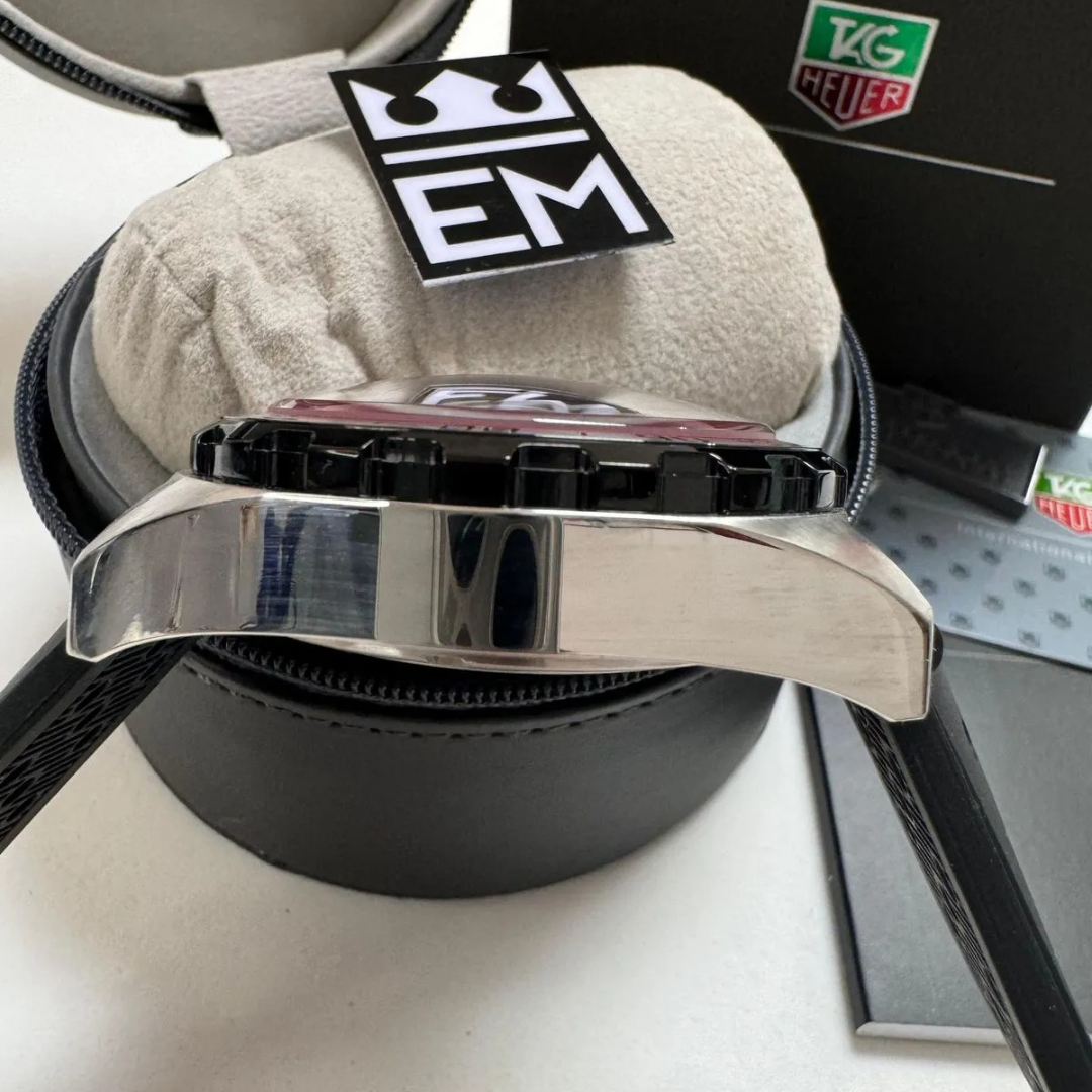 TAG Heuer Formula 1 Senna Edition – Silber/Schwarz | Sportarmband