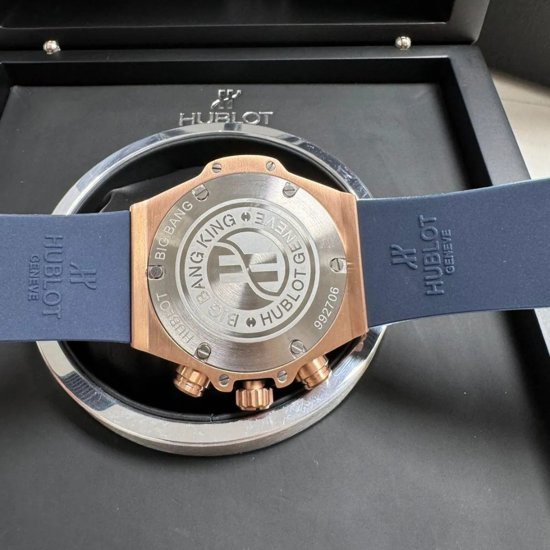 Big Bang Unico Blau Roségold Skeleton