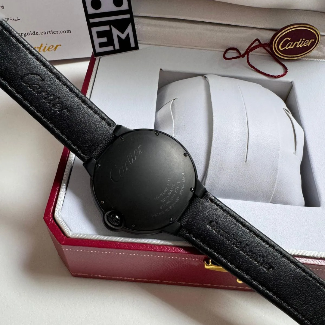 Cartier Ballon Bleu Schwarz Automatik