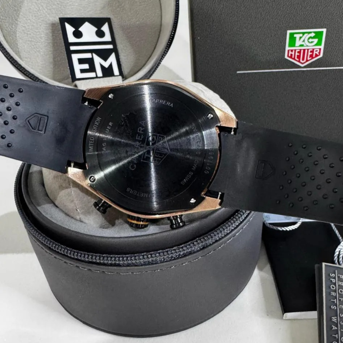 TAG Heuer Carrera Skelett Tourbillon – Roségold Schwarz