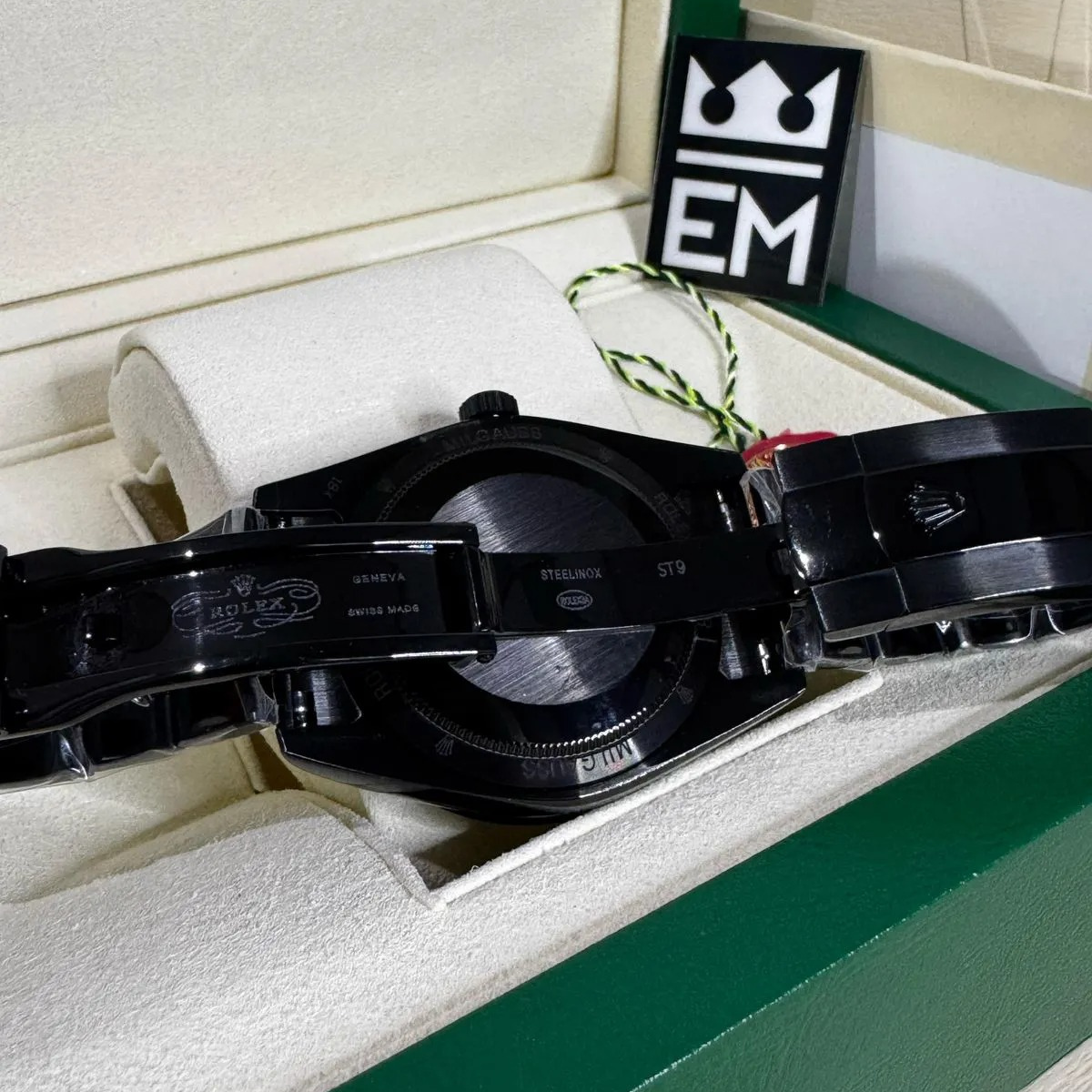 Rolex Milgauss – Schwarzes Zifferblatt – Black Coated