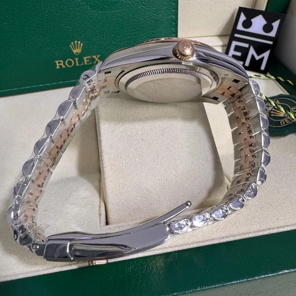 Rolex Datejust 41 – Braunes Zifferblatt mit Diamanten