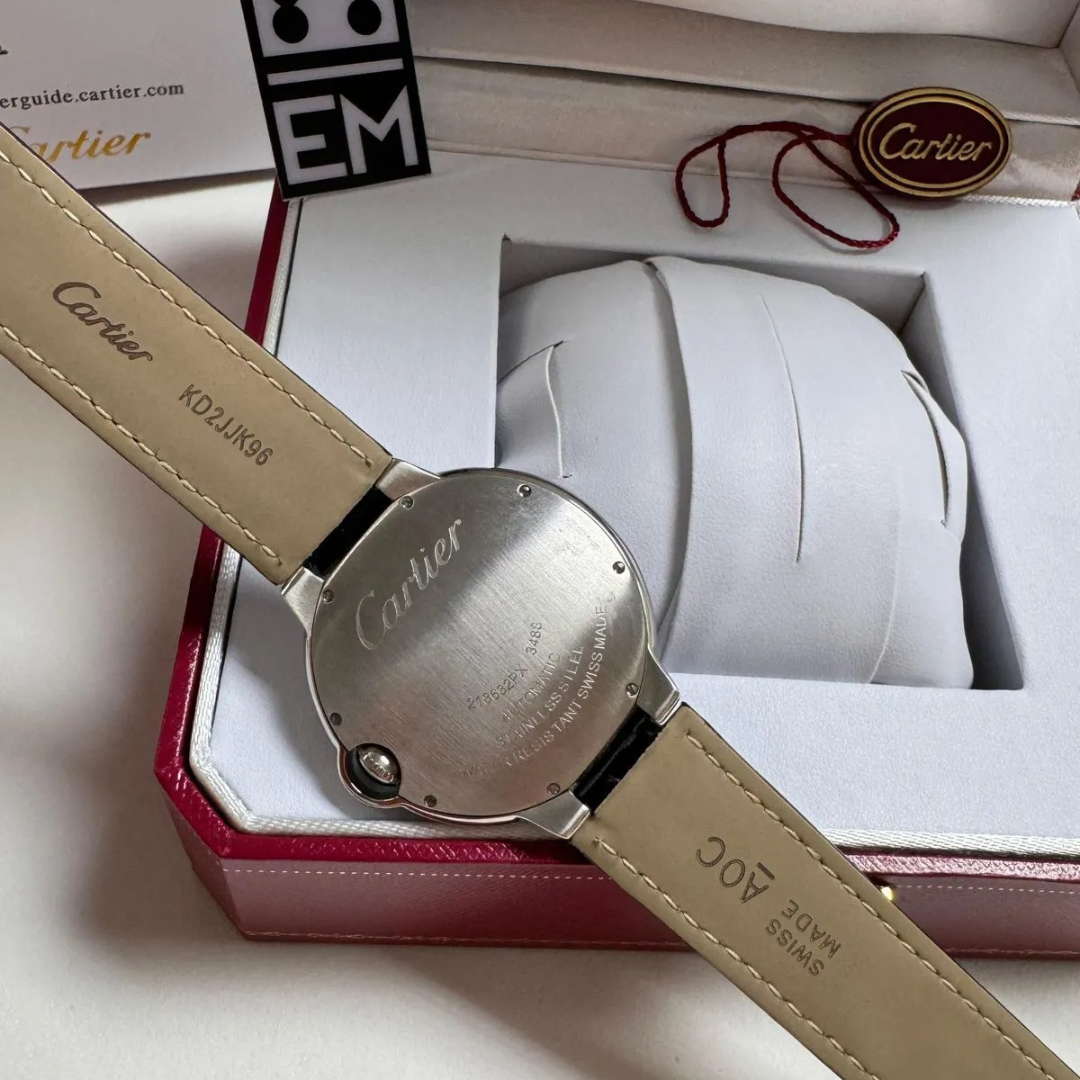 Cartier Ballon Bleu Blau Automatik