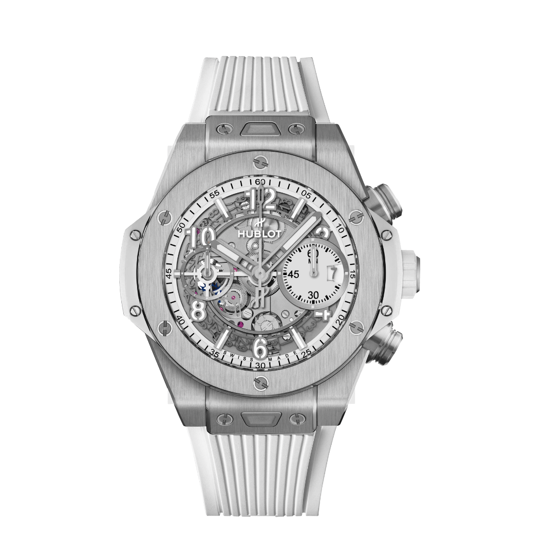 Hublot Big Bang Unico Silber Grau Skeleton