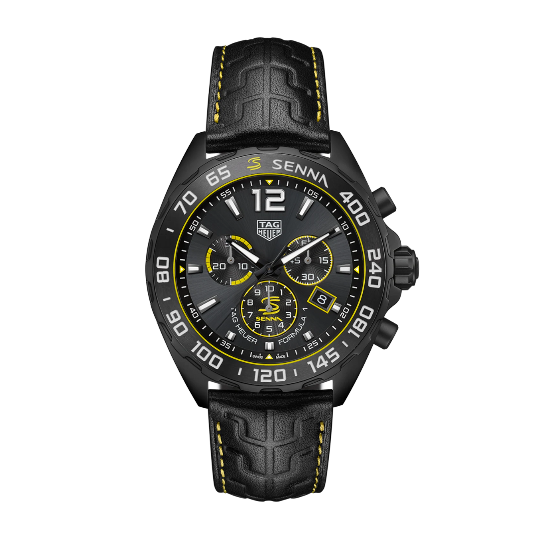 TAG Heuer Formula 1 Senna Chronograph Schwarz Grau