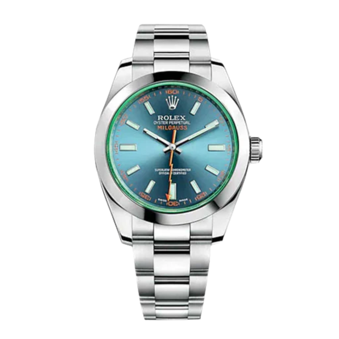 Rolex Milgauss – Blaues Zifferblatt