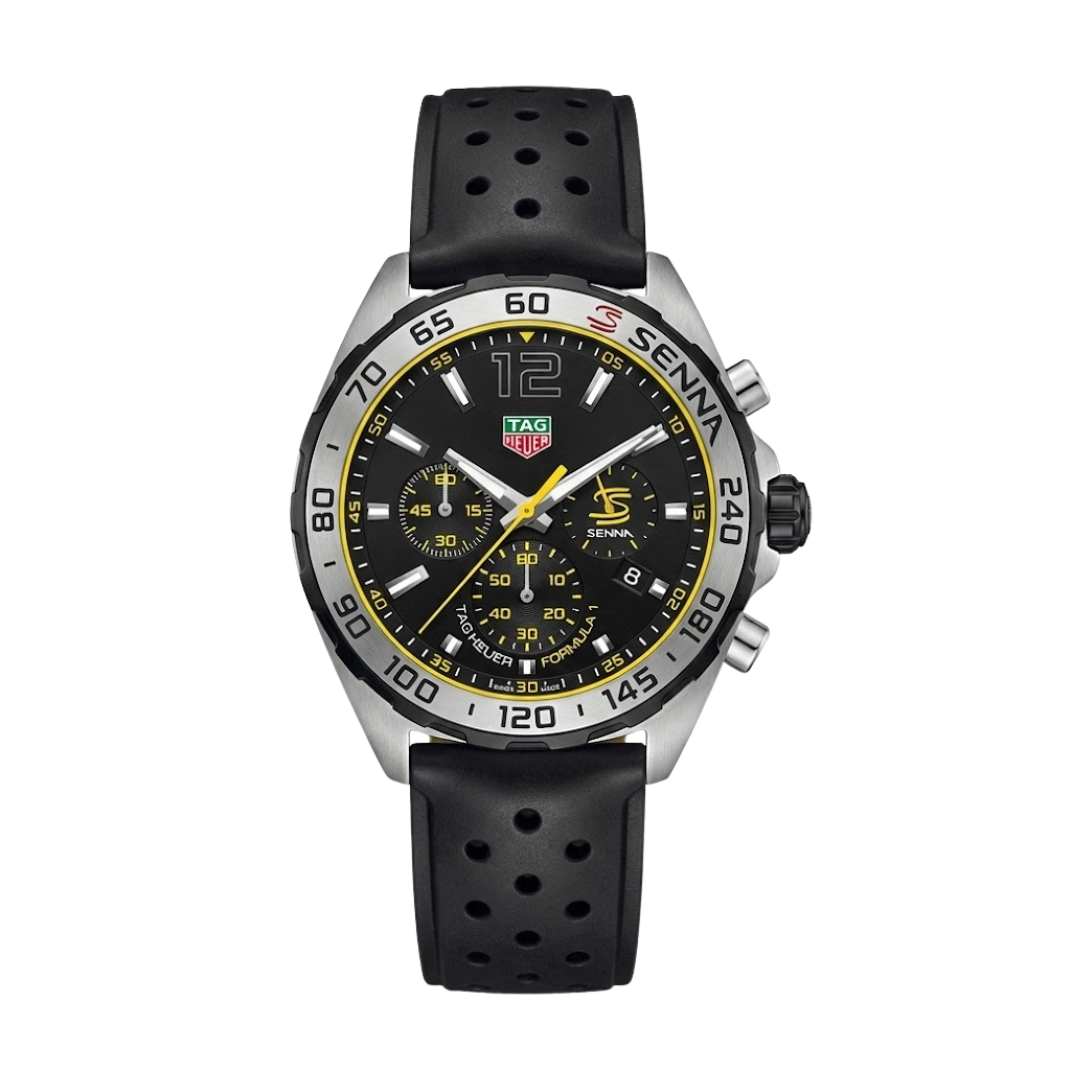 TAG Heuer Formula 1 Senna Edition – Schwarz/Gelb | Sportarmband