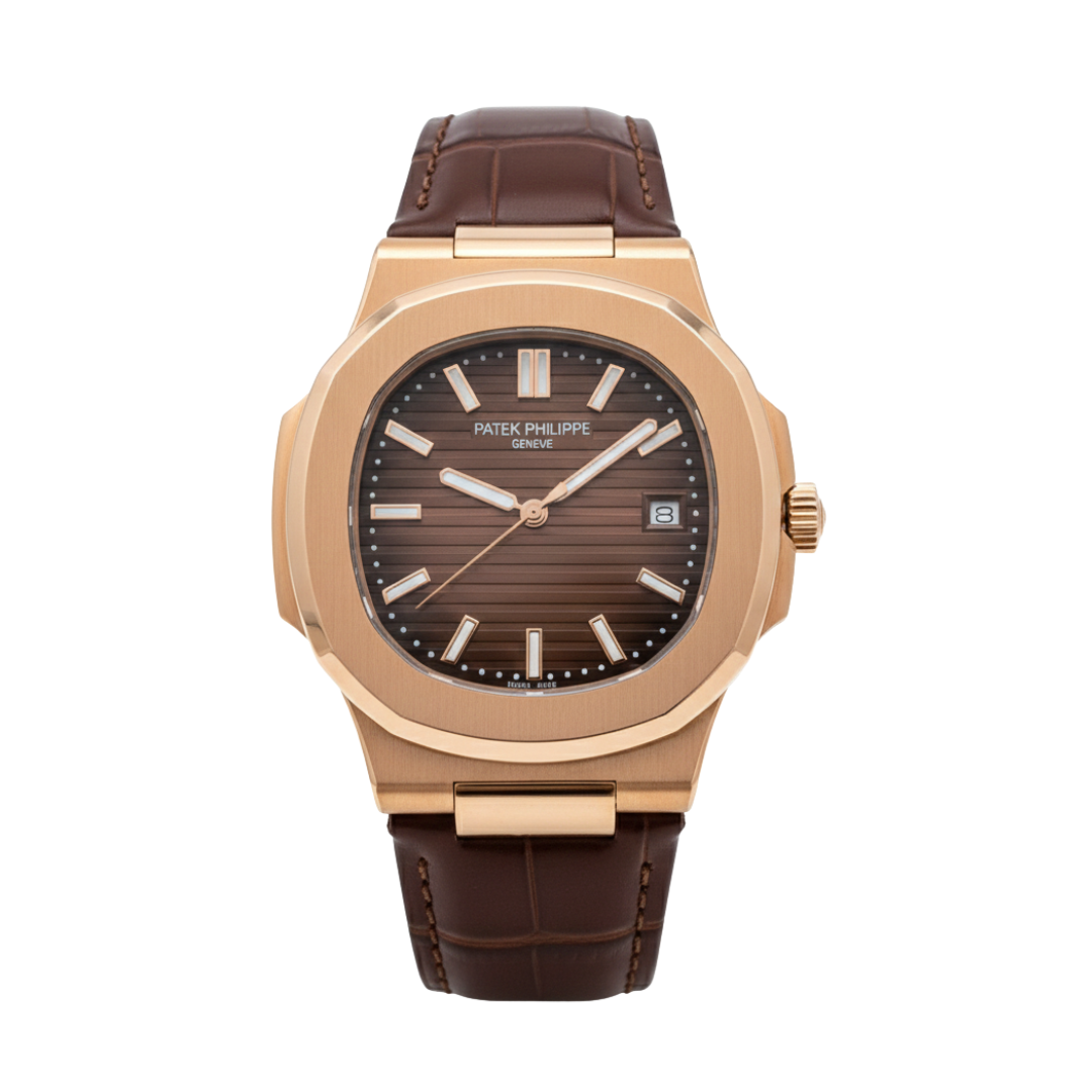Patek Philippe Nautilus Roségold Braun Automatik